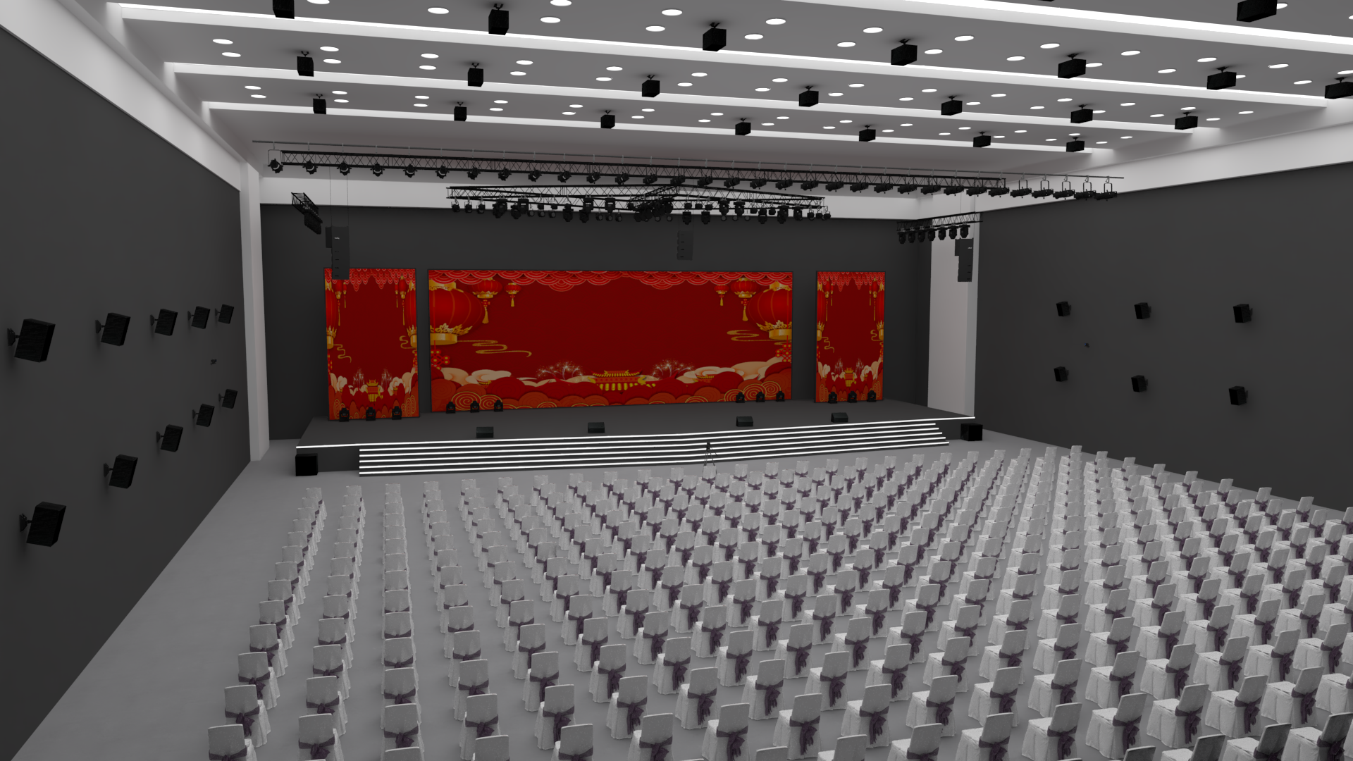 室內(nèi)大型演出（800m2以上）