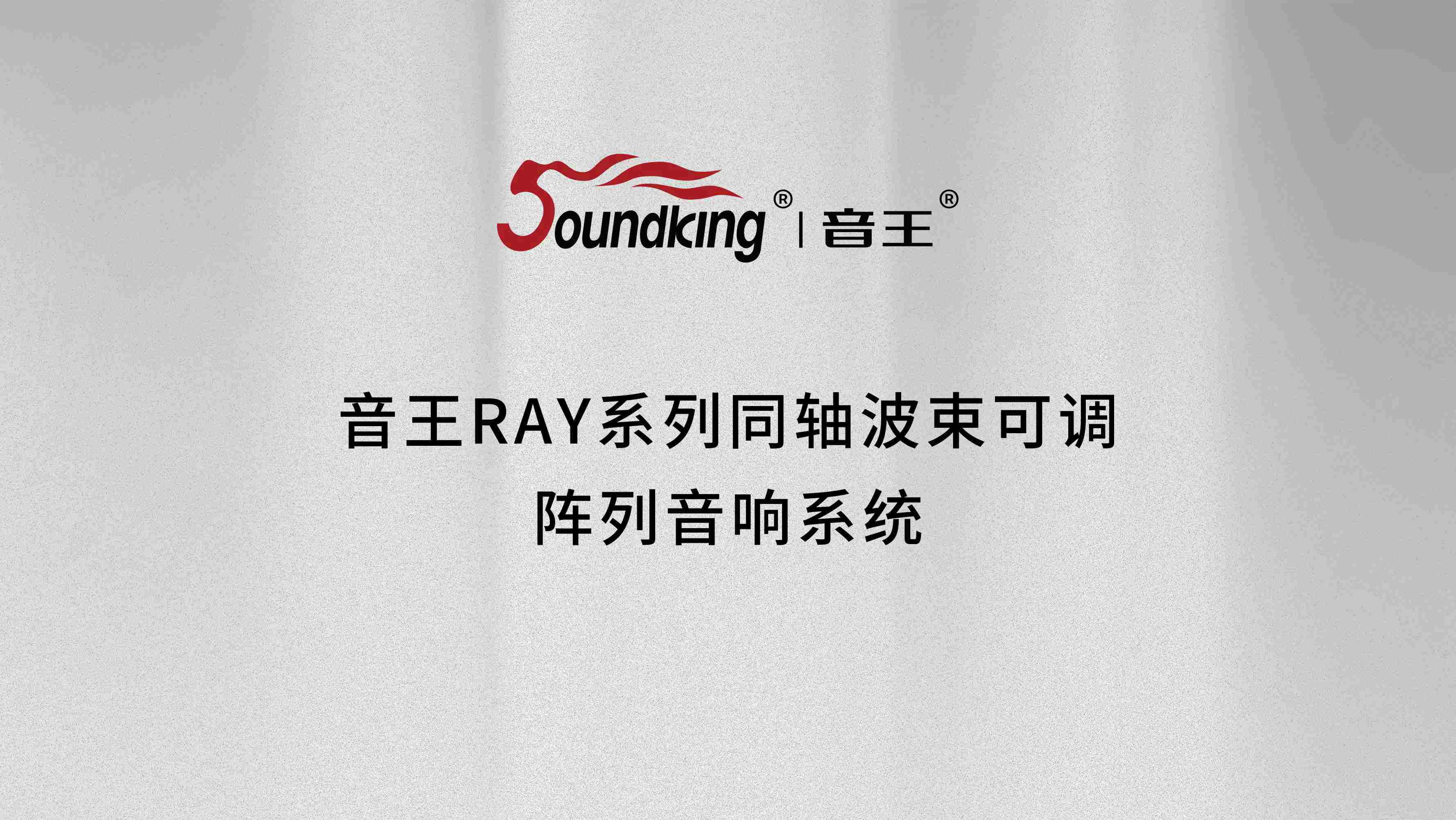 音王RAY系列同軸波束可調(diào)陣列音響系統(tǒng)